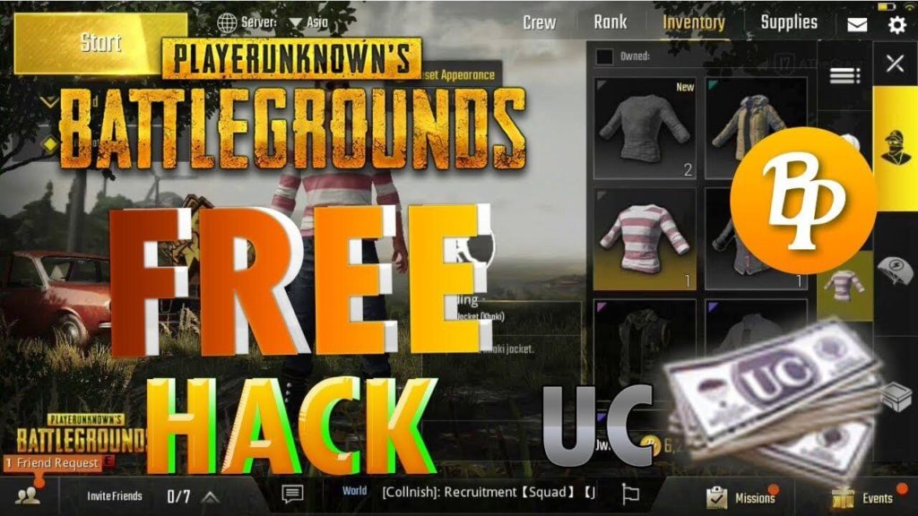 free uc in pubgm mobile
