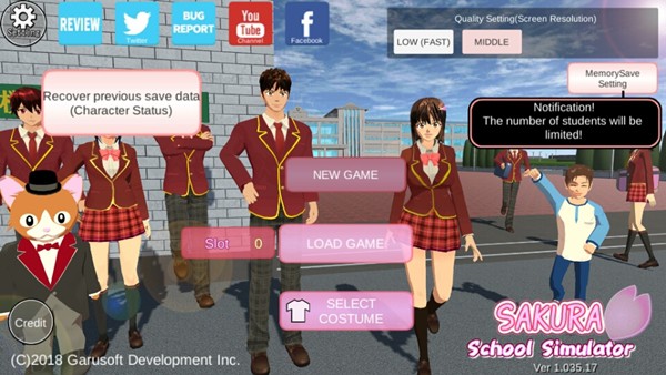 Sakura school simulator apk