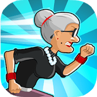 download Angry Gran Run - Running Game Apk Mod unlimited money